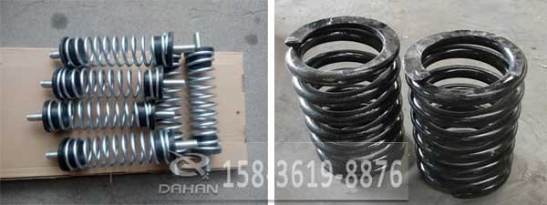 鋼絲壓彈簧：是由鋼絲製成形狀有：圓柱形於圓錐形兩種。
