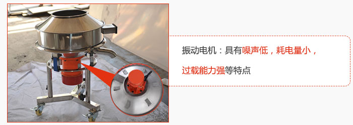 振動電機：具有噪聲低，耗電量小，過載能力強等特點