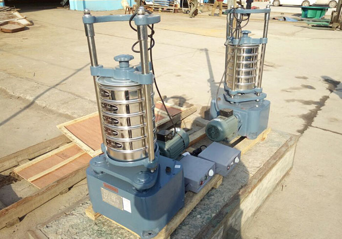 頂擊式標準振篩機側麵展示圖片