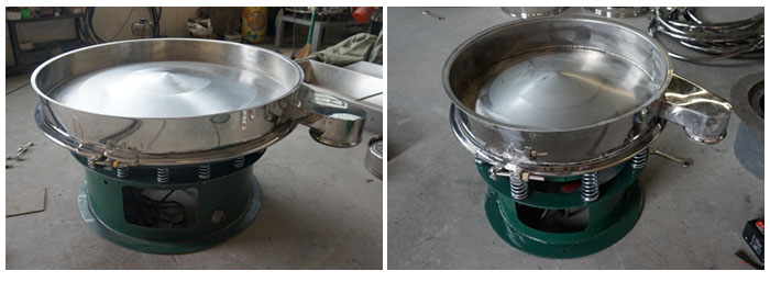 旋振篩底框安裝在振動體上麵。