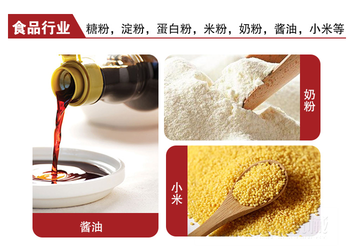 全不鏽鋼食品振動篩可用於糖粉，小米，澱粉，蛋白粉，米粉，奶粉，醬油等物料